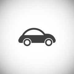 Fototapeta premium Transportation related icon on background for graphic and web design. Simple illustration. Internet concept symbol for website button or mobile app.