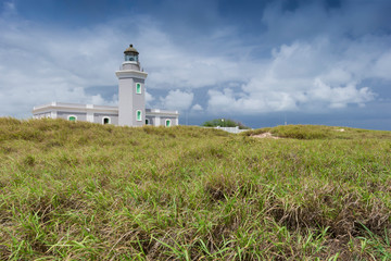 Fototapeta na wymiar Cabo Rojo Lighthouse, Cabo Rojo National Wildlife Refuge, Puerto Rico