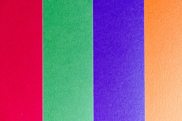 Fototapeta premium Colored paper texture background. Paper stripes.