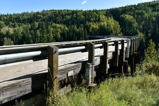 Kiskatinaw Bridge, Dawson Creek, British Columbia, Canada, Alcan, Alaska Highway