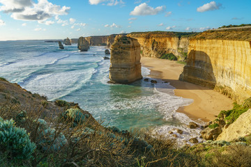 twelve apostles at sunset,great ocean road at port campbell, australia 16