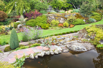 Canada, British Columbia, Victoria, Abkhazi Gardens