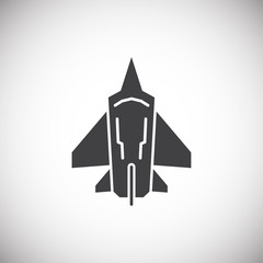 Transportation related icon on background for graphic and web design. Simple illustration. Internet concept symbol for website button or mobile app.