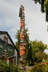 Thunderbird Park, Victoria, B. C. Inner Harbour, Canada 