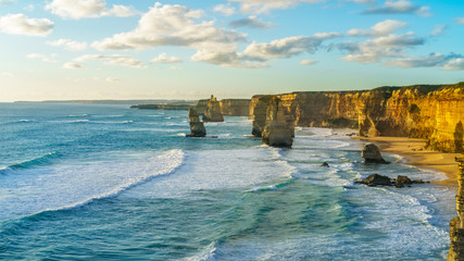 twelve apostles at sunset,great ocean road at port campbell, australia 31