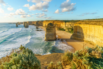twelve apostles at sunset,great ocean road at port campbell, australia 39