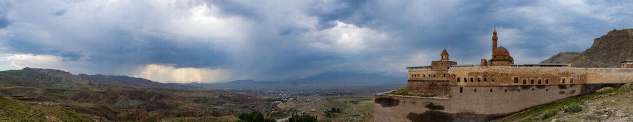 Dogubayazıt, Turkey: the Ishak Pasha Palace, a semi-ruined palace and administrative complex of...