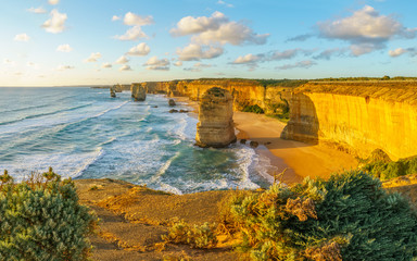 twelve apostles at sunset,great ocean road at port campbell, australia 63
