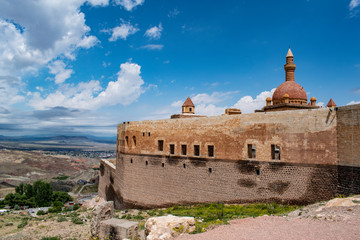 Dogubayazıt, Turkey: the Ishak Pasha Palace, a semi-ruined palace and administrative complex of...