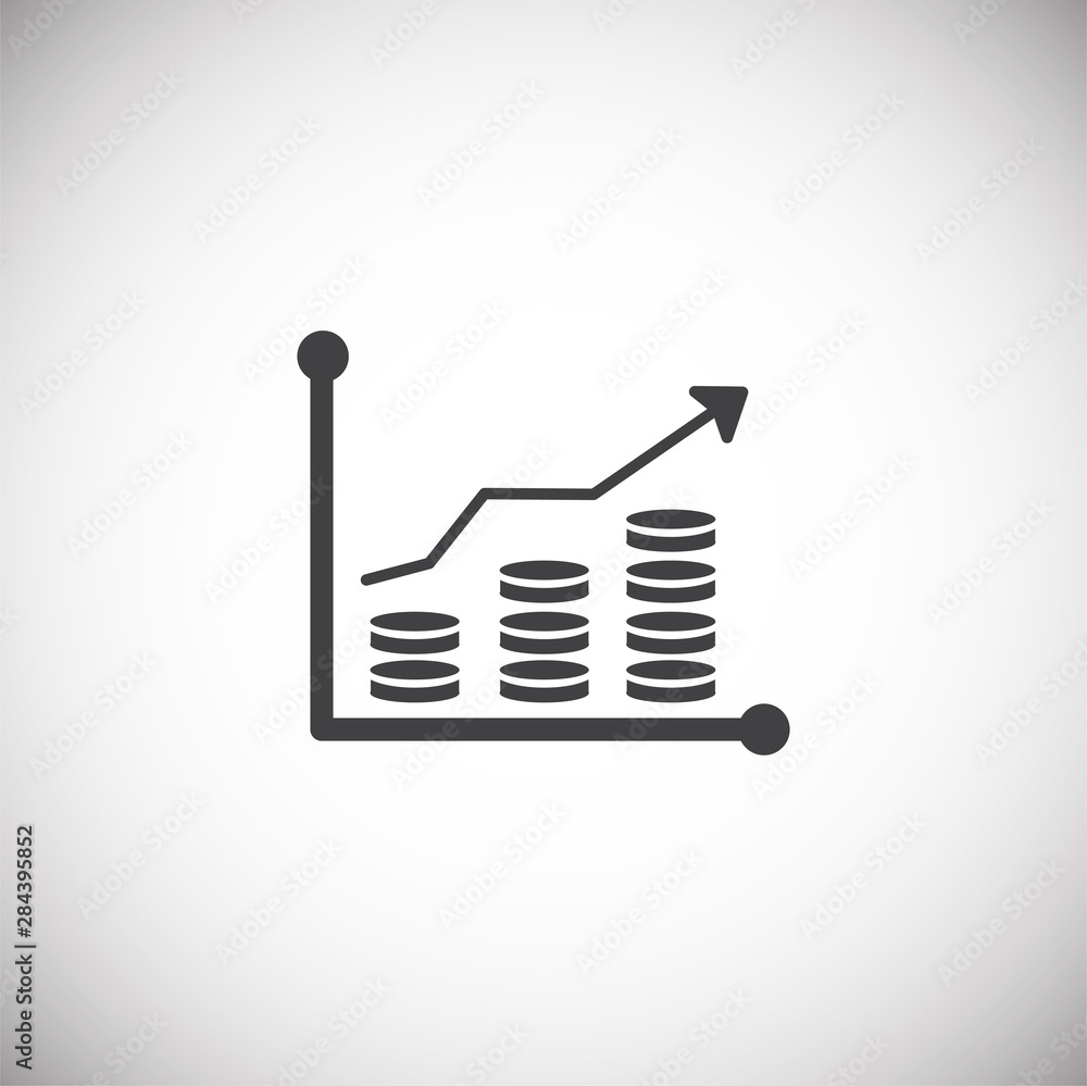 Poster infographics related icon on background for graphic and web design. simple illustration. internet co