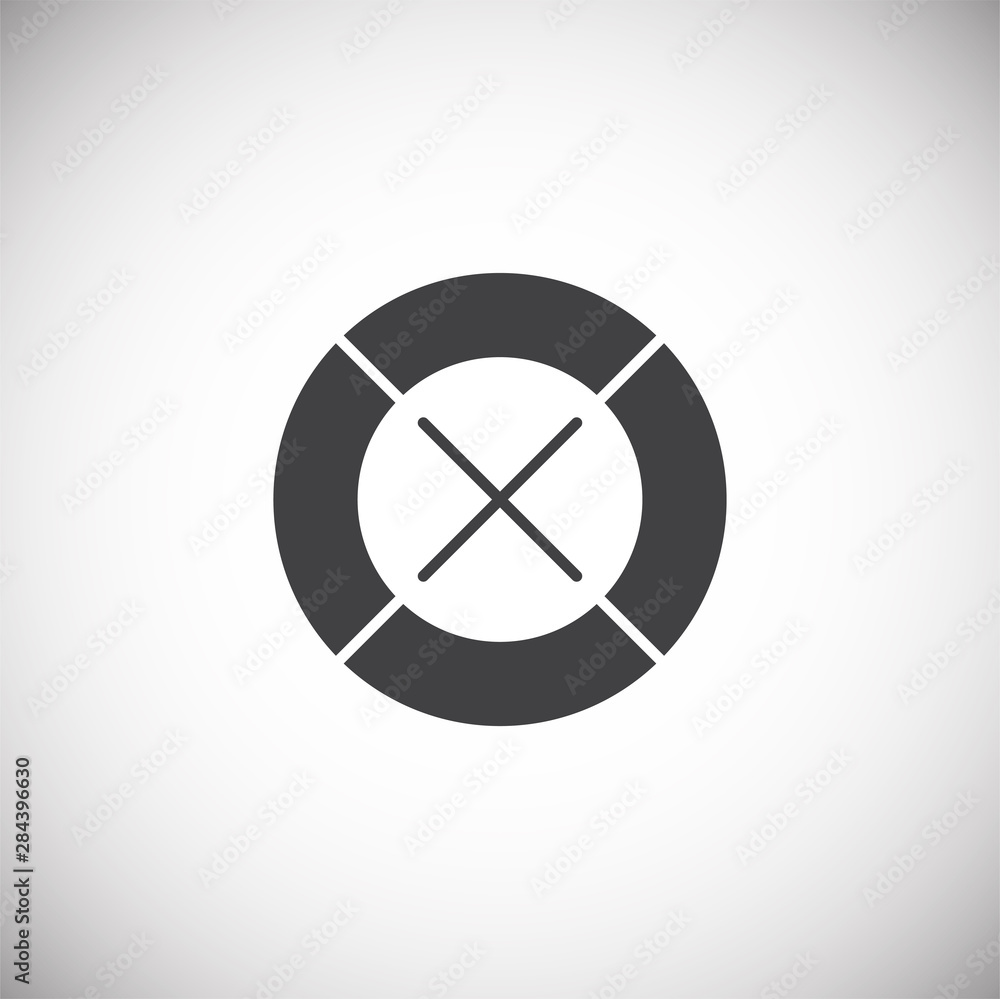 Poster infographics related icon on background for graphic and web design. simple illustration. internet co