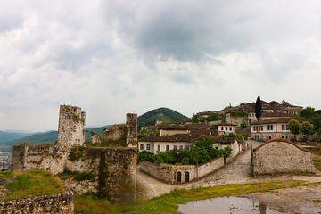 Fototapeta na wymiar The citadel and castle of Berat (UNESCO World Heritage Site), Albania