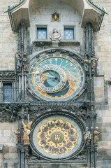 Czech Republic, Bohemia, Prague, Astronomical Clock.