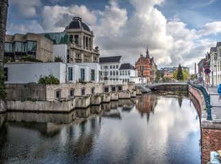 Fototapeta premium Waterfront at Vleeshuistragel