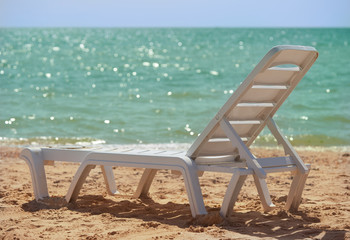 coast of the blue sea, landscape of the Sea of Azov