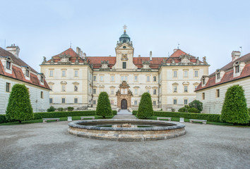 Fototapeta na wymiar Czech Republic, Moravia, Valtice, Valtice Castle.