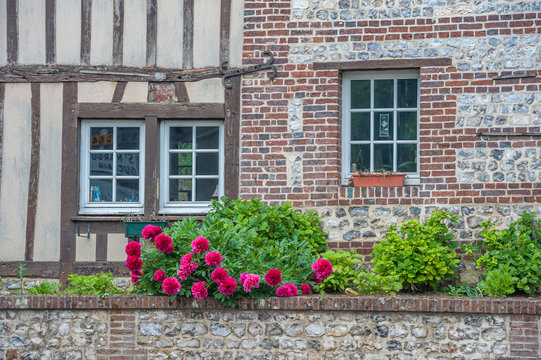 Architectural Detail, Caudebec En Caux, Normandy, France