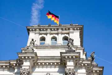 Reichstag. Parliament building. Berlin. Germany.
