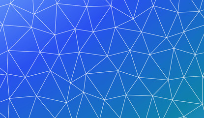 Abstract mosaic backdrop with triangles. Bright background for poster, banner, flyer. Vector illustration. Creative gradient color