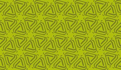 Vector Seamless layout with curved line, illusion triangles. Abstract hipster pattern. For your wallpaper, advert, banner, poster.