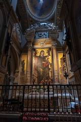 Obraz premium Madonna con Gesù bambino nel santuario di Montevergine