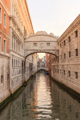 Naklejka premium Bridge of Sighs. Venice. Italy.