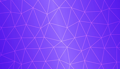 Abstract mosaic backdrop with triangles. Bright background for poster, banner, flyer. Vector illustration. Creative gradient color