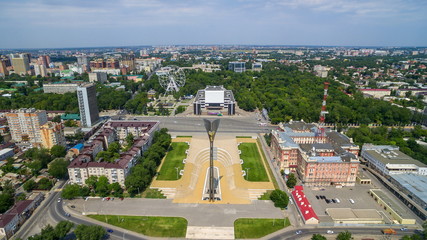 Russia. Rostov-on-Don. Memorial complex in honor of the liberation of Rostov-na-Donu. Theatre...
