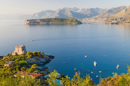 Torre Crawford in San Nicola Arcella, Calabria, Italy