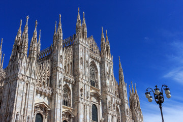 Fototapeta premium Gothic Cathedral. Milan, Italy.