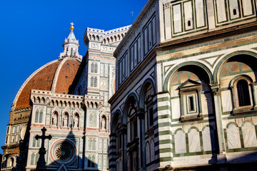 Fototapeta premium The Duomo of Florence with evening light