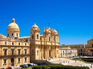 Fototapeta na wymiar Baroque Cathedral of San Nicolo