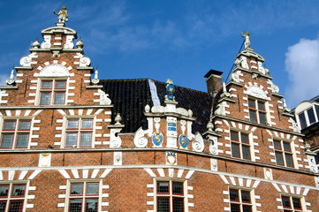 Obraz premium The Netherlands (aka Holland), West Friesland, Hoorn. Old court house.