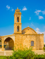 Fototapeta premium beautiful old church in parilimini cyprus