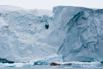 Norway. Svalbard. Nordaustlandet Island. Brasvelbreen. Austfonna Ice cap, second largest in the...