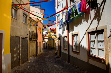 Fototapeta na wymiar Portugal, Lisbon, Colorful Alfama neighborhood