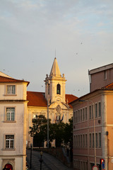 Fototapeta na wymiar Portugal, Averio, Camara Municipal De Aveiro in the central square of Averio