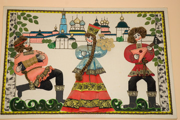 Russia. Sergiev Posad. Folk art.