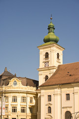 Fototapeta premium Old Town, Sibiu-European Capital of Culture 2007, Romania, Eastern Europe