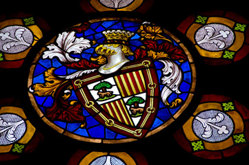 Spain, Castile-Leon region, Burgos. Gothic Burgos Cathedral (aka Catedral de Burgos) UNESCO.