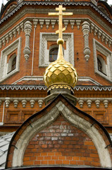 Fototapeta premium Russia, Yaroslavl, Golden Ring city on the banks of the Volga. Alexander Nevsky church