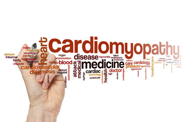 Cardiomyopathy word cloud