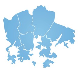 Map of Helsinki