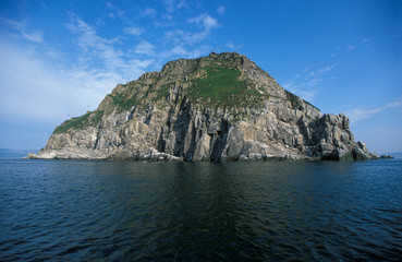 Russia, Talan Island, near Magadan, Sea of Okhotsk, major seabird breeding island.