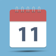 Date 11 Simple Calendar