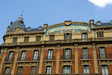 Spain, Pamplona (aka Iruna). San Francisco plaza.