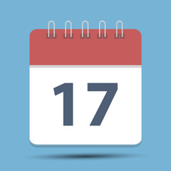 Date 17 Simple Calendar