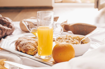  Breakast. Food. Eating. Good morning. Love concept. Love bed. Bedroom. 