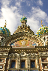 Fototapeta na wymiar Russia. St. Petersburg. Church on Spilled Blood.