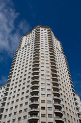 Fototapeta premium Spain, Madrid. Downtown Madrid, typical modern architecture.
